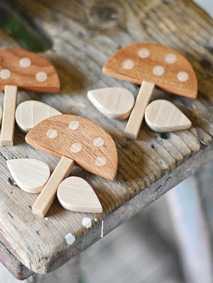 FUN.GO - Spilla in legno intarsiato